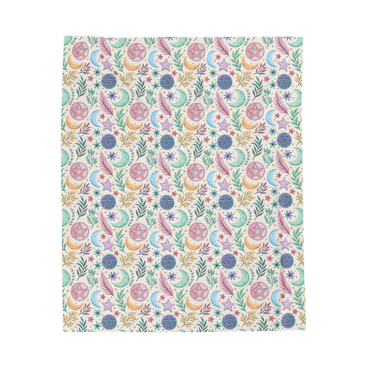 Herbal Moonspell | Velveteen Plush Blanket