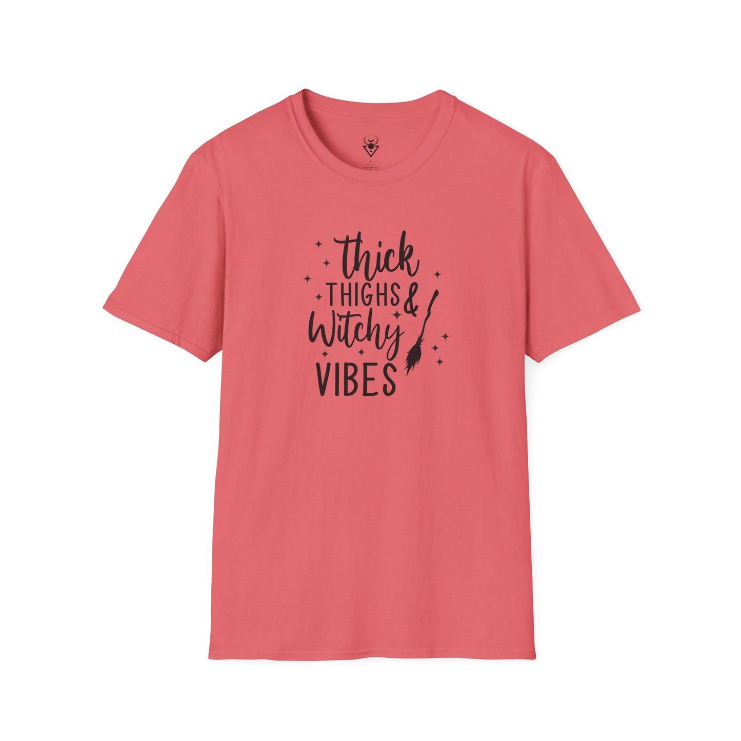 Thick Thighs Witchy Vibes  | Soft Witchy Graphic Tee (Tag-Free)