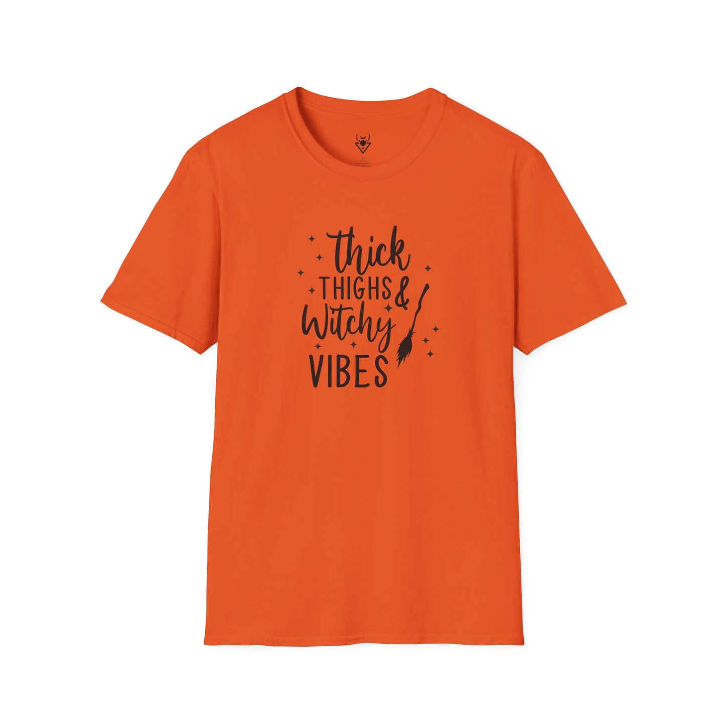 Thick Thighs Witchy Vibes  | Soft Witchy Graphic Tee (Tag-Free)