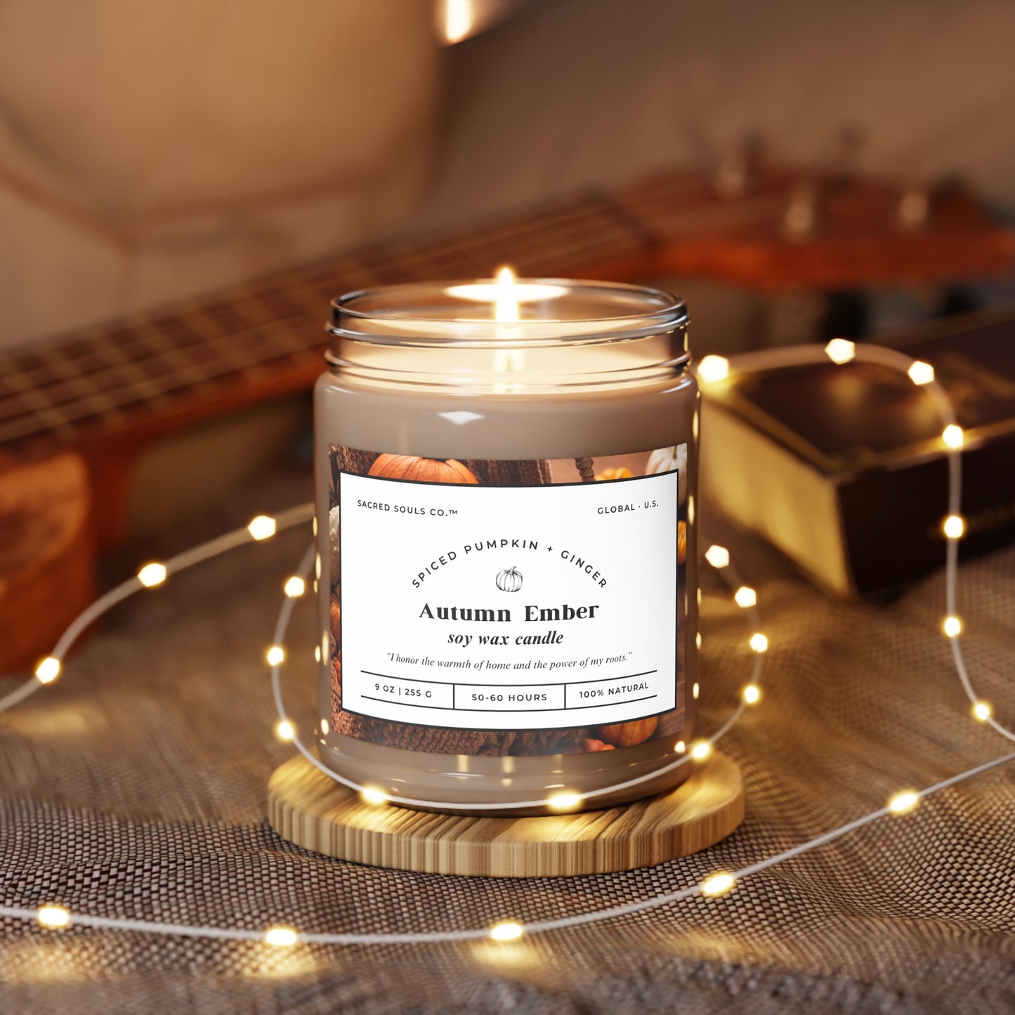 Autumn Ember Scented Soy Candle
