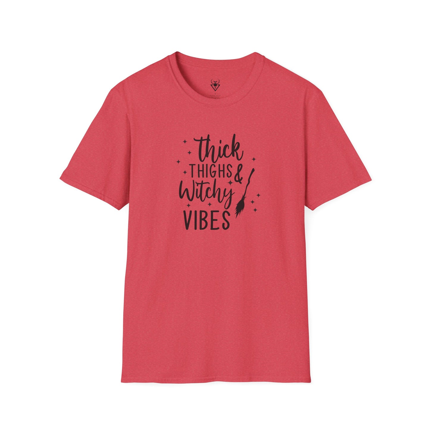 Thick Thighs Witchy Vibes  | Soft Witchy Graphic Tee (Tag-Free)