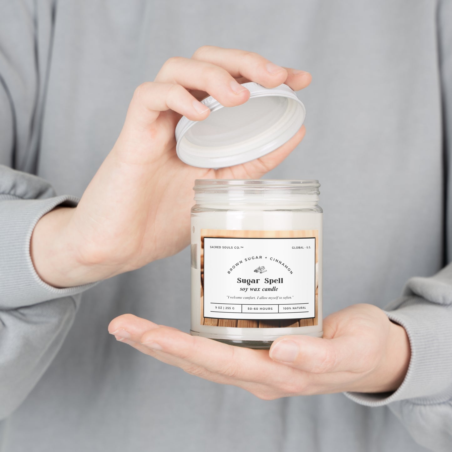 Sugar Spell Scented Soy Candle