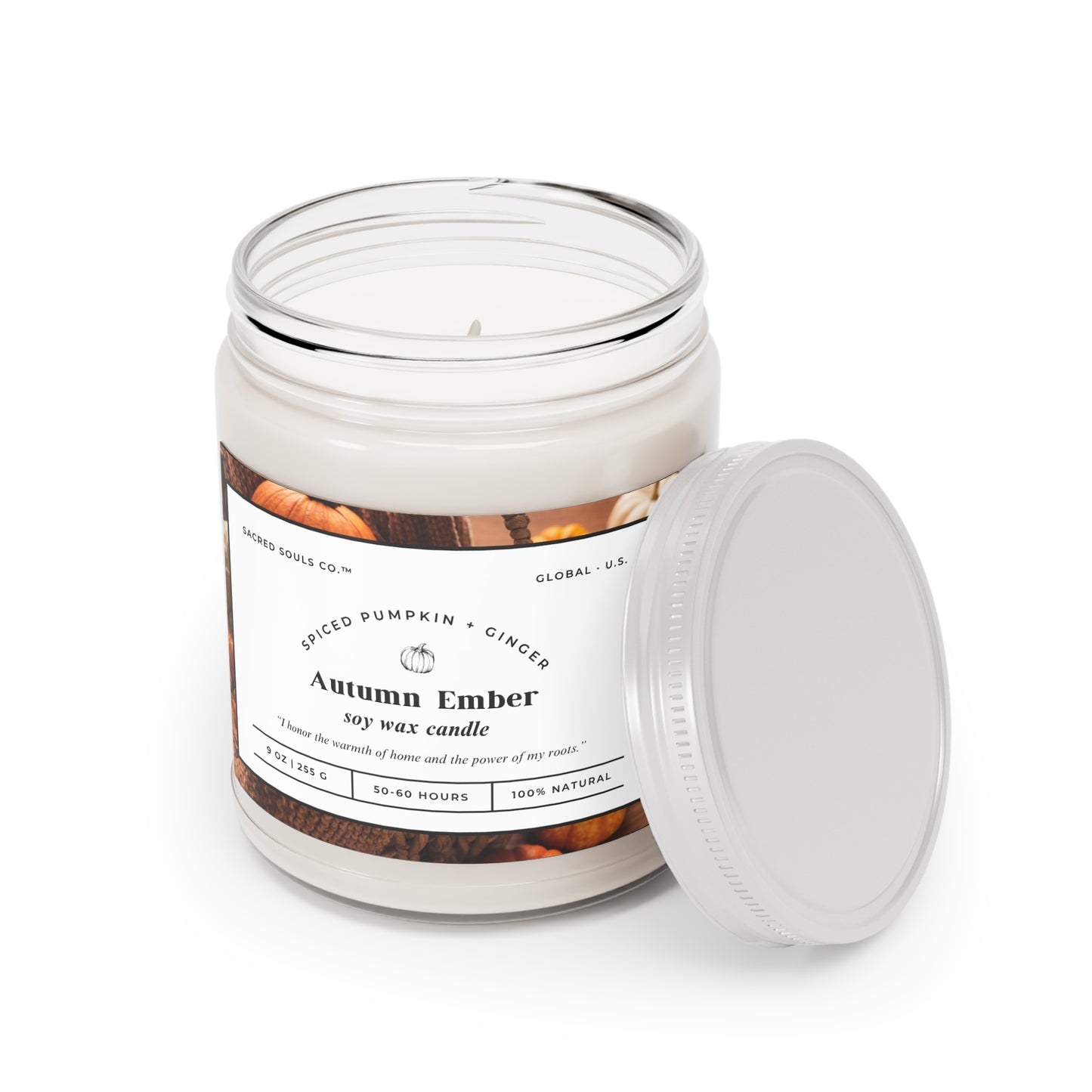Autumn Ember Scented Soy Candle