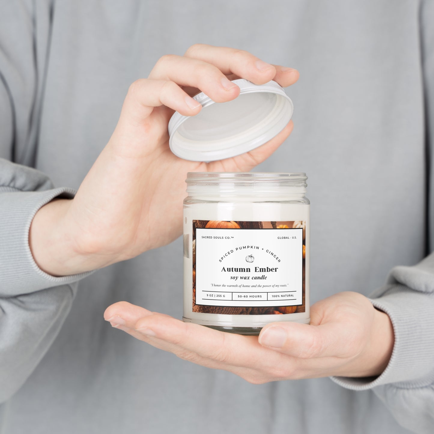 Autumn Ember Scented Soy Candle