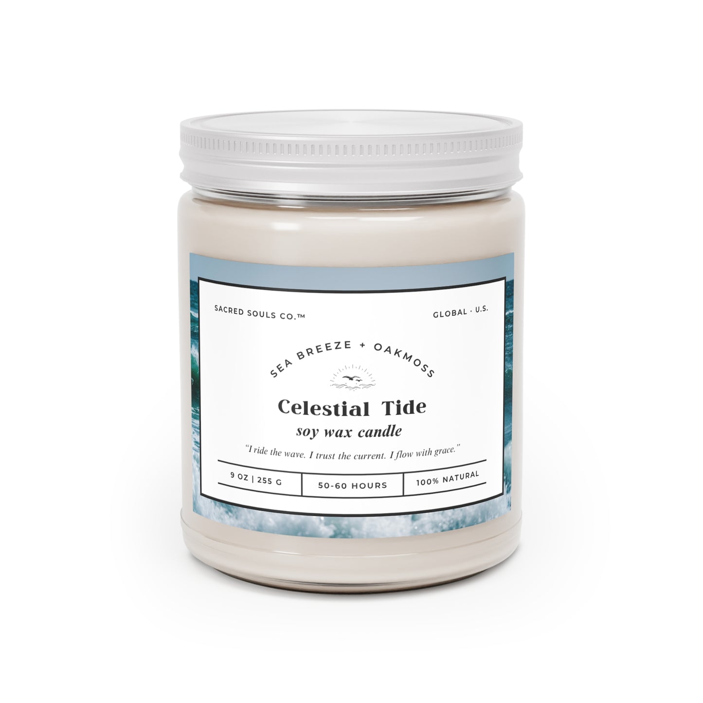 Celestial Tide Scented Soy Candle