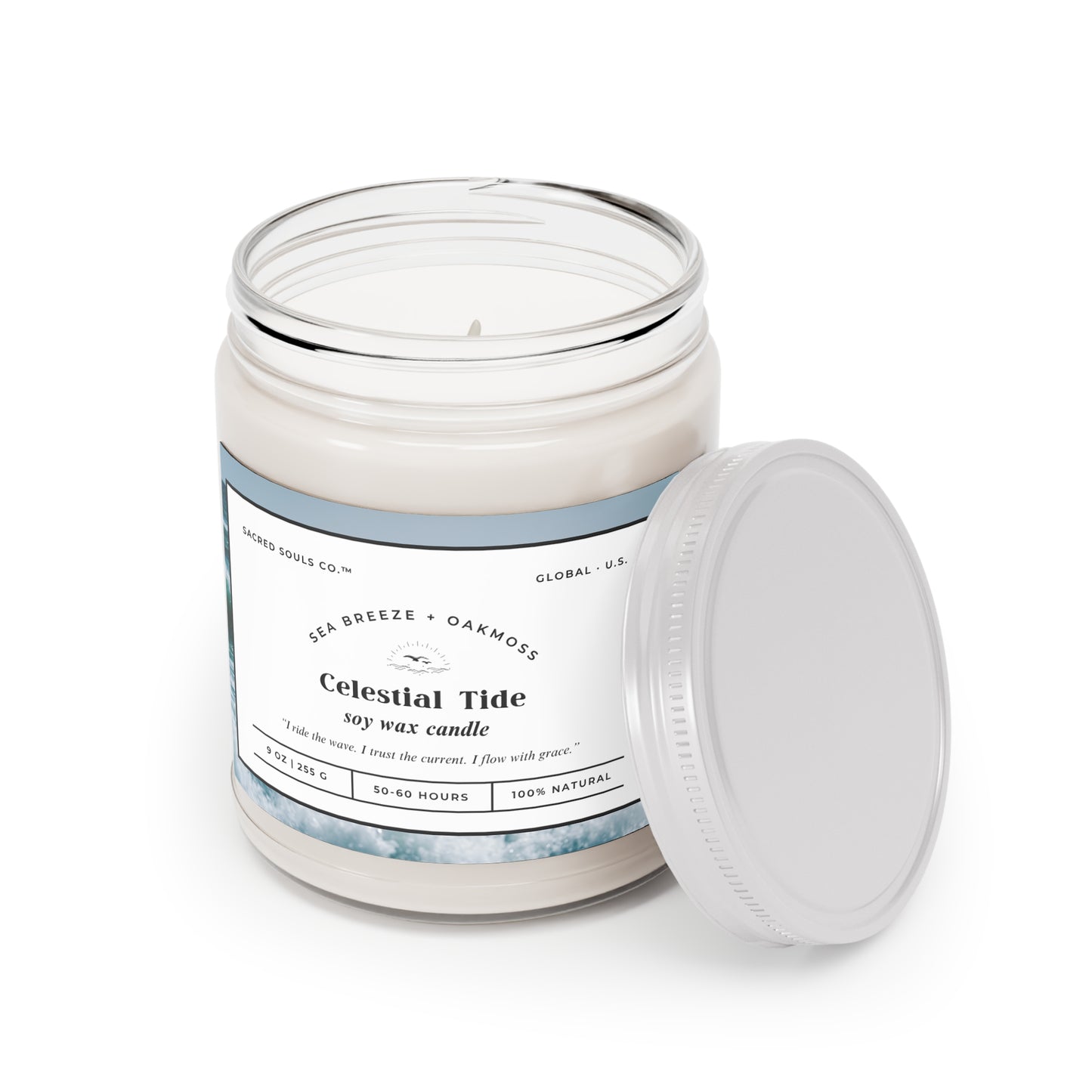 Celestial Tide Scented Soy Candle