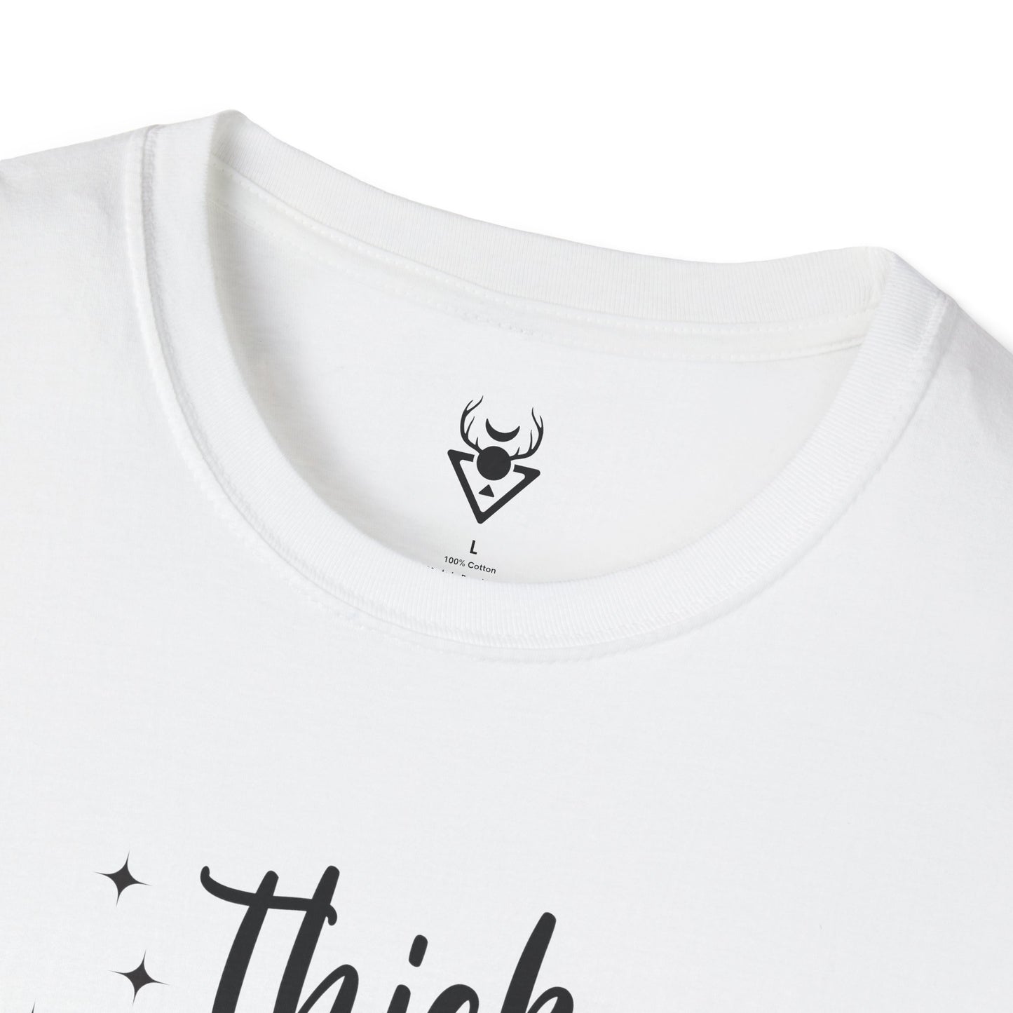 Thick Thighs Witchy Vibes  | Soft Witchy Graphic Tee (Tag-Free)