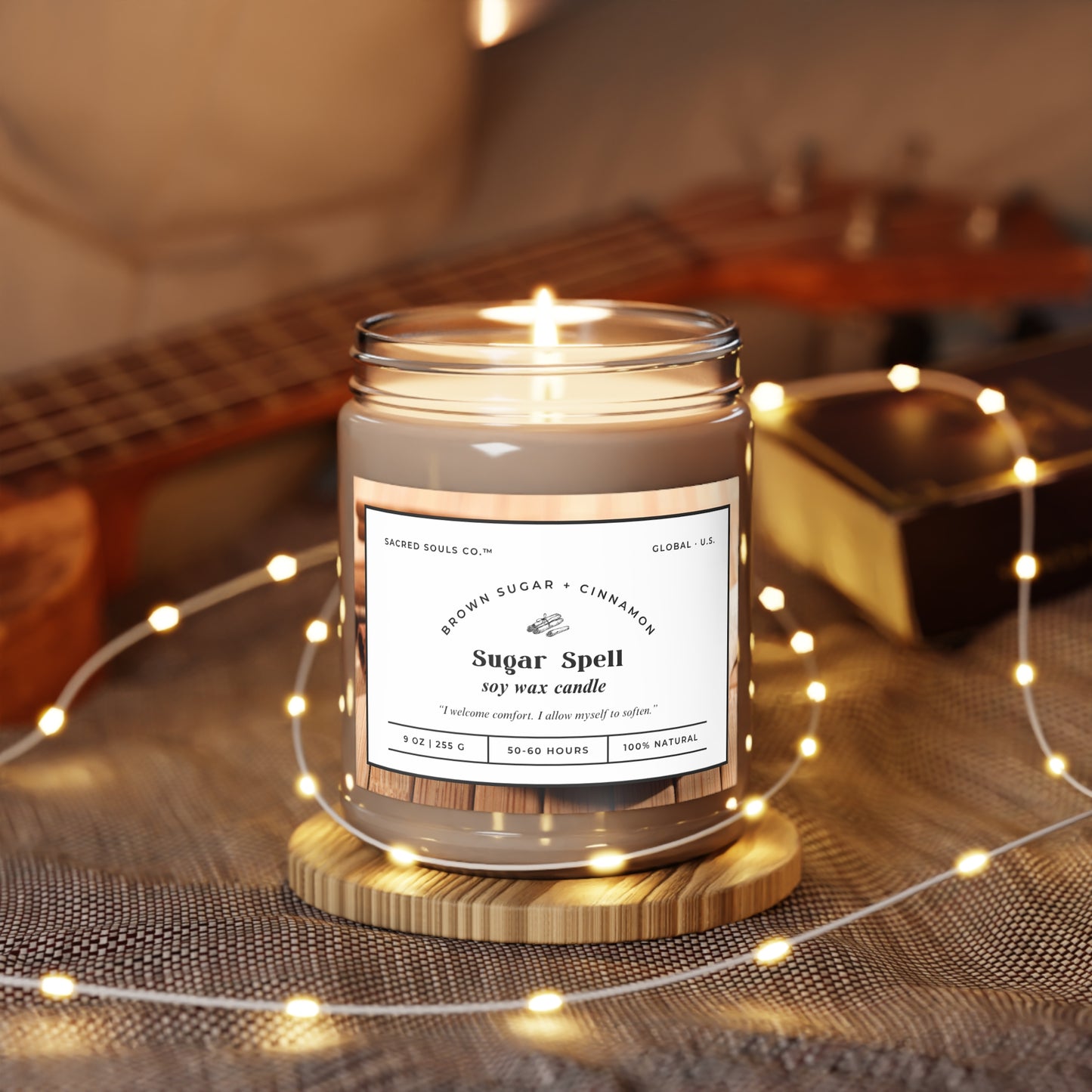 Sugar Spell Scented Soy Candle