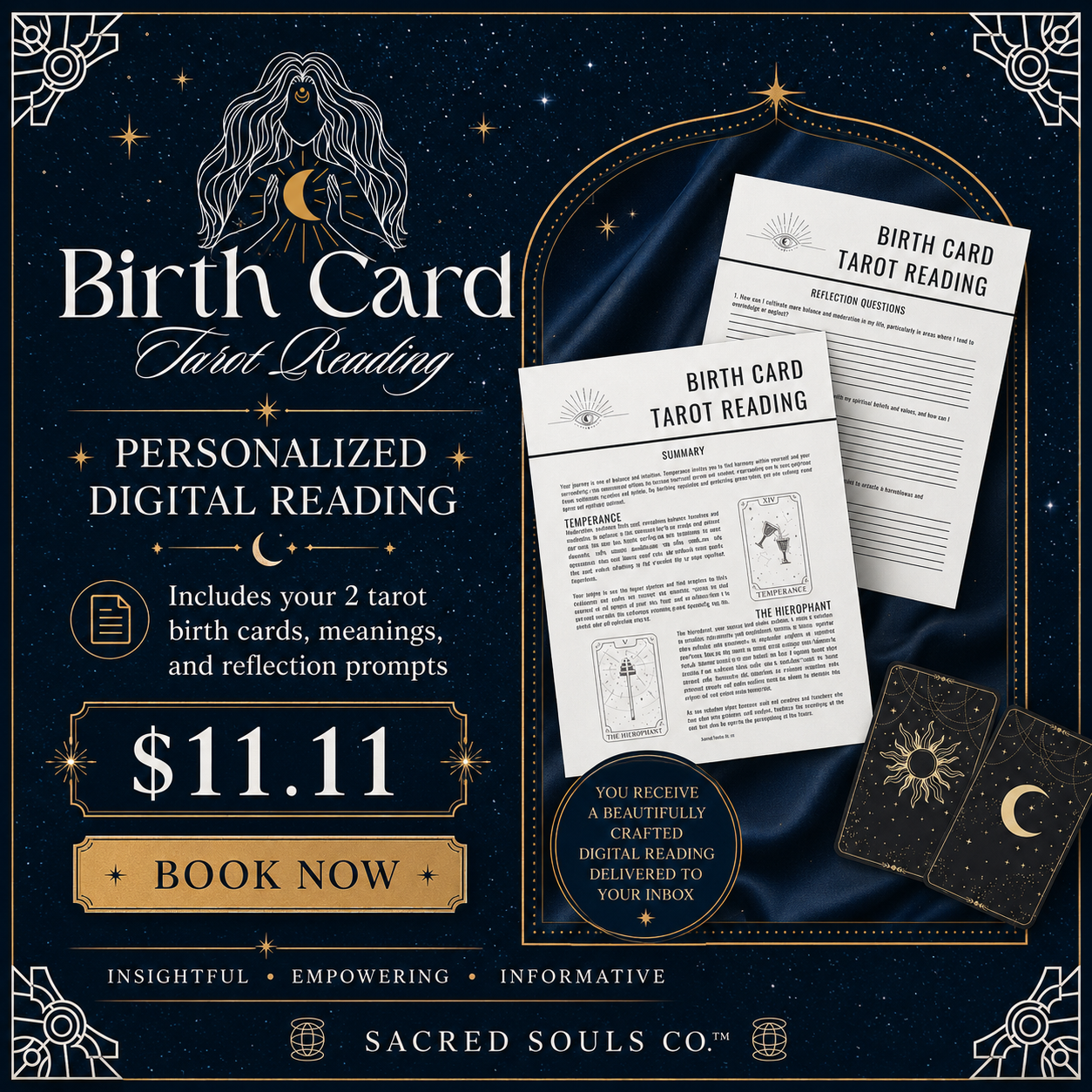 Birth Card Tarot Reading | Personalized Digital Reading