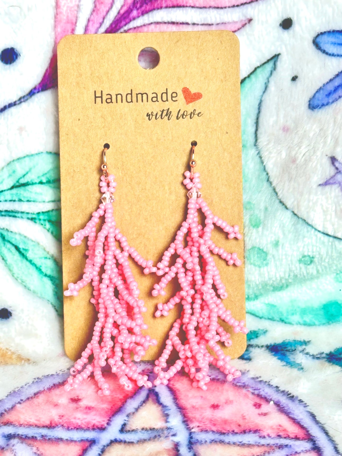 Coral Earrings (Long)
