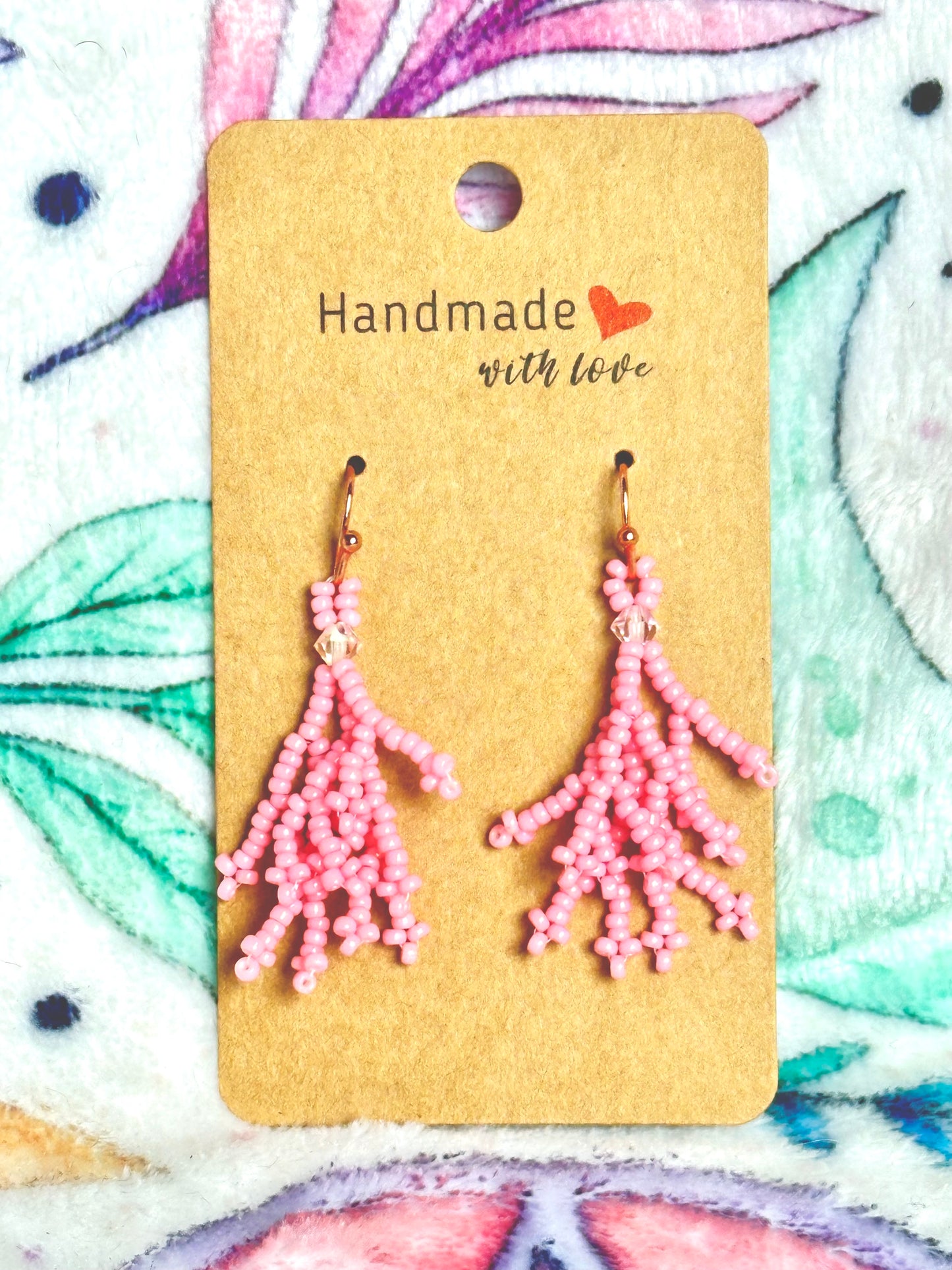 Coral Earrings (Short)