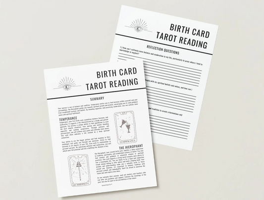 Birth Card Tarot Reading | Personalized Digital Reading
