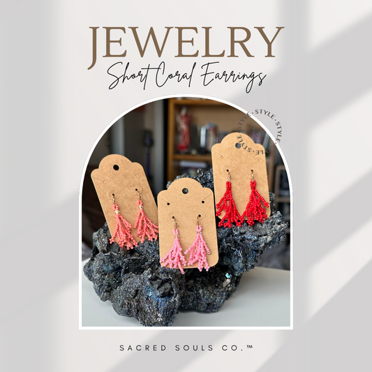 Coral Earrings (Short)